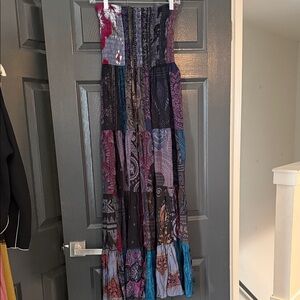 Patchwork Maxi Dress